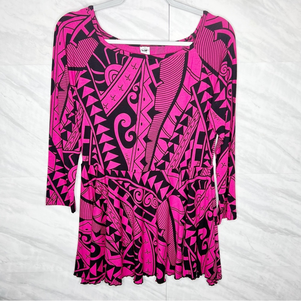 Missing Polynesia Tunic Top 1/Small